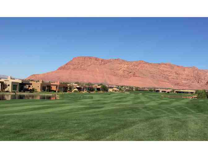 Entrada at Snow Canyon Country Club - a foursome with carts