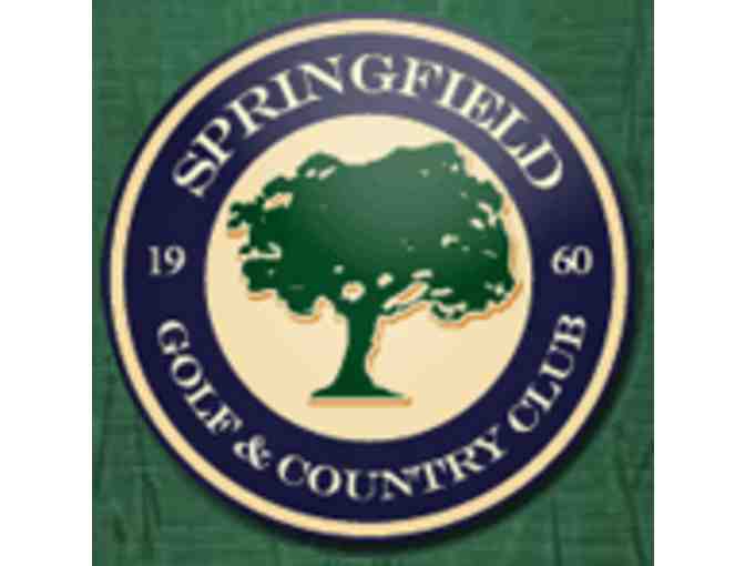Springfield Golf and Country Club - One foursome with carts