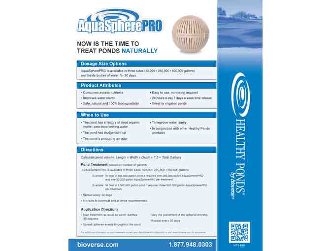 One-Half Acre Pond Treatment