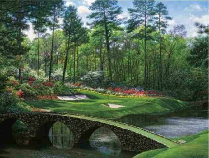 Larry Dyke - 12th Hole at Augusta - 27' x 40' S/N canvas serigraph (#140/195 ed.)