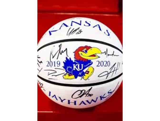 2019 - 2020 Kansas Men's Basketball Team Autographed Ball - Photo 1