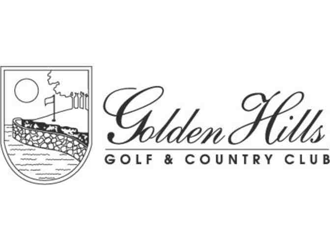 Golden Hills Golf and Country Club - One foursome