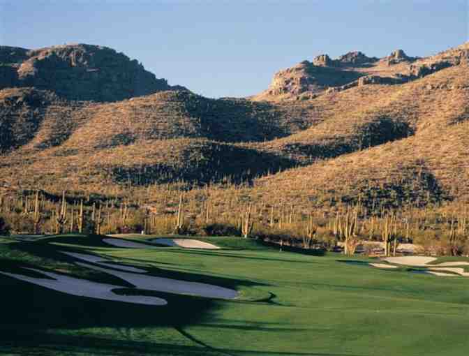 Arizona National Golf Club - a foursome with carts and small bucket of range balls