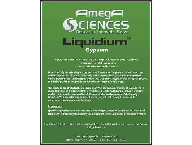 Liquidium Gypsum (30 Gallon Drum)
