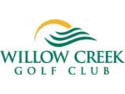 Willow Creek Golf Club - One foursome with cart and range balls