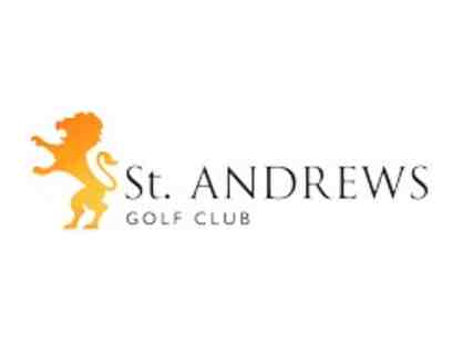 St. Andrews Golf Club - One foursome with carts and range balls