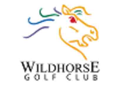 Wildhorse Golf Club - One foursome with cart and range balls