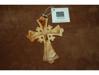 Wood Cross Ornament