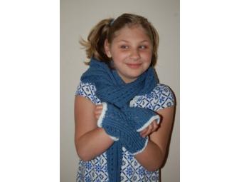 Fingerless Glove and Scarf Set