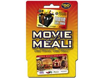 Movie & Meal Gift Card-$50