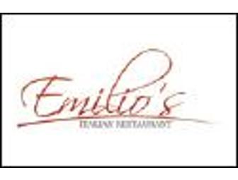 Emilio's Italian Restaurant-$10 Gift Certificate