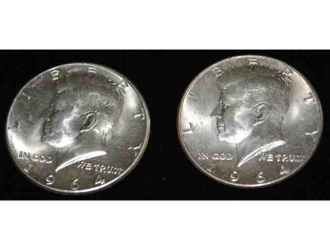 Lot of Two (2) Kennedy Half Dollars (1964)