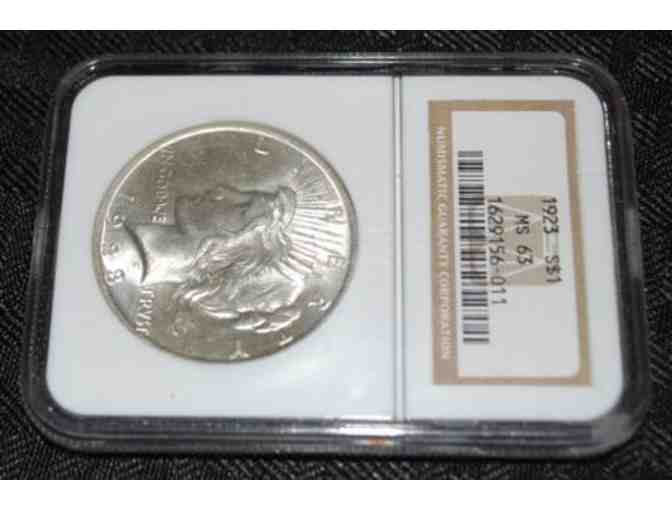 1923 Peace Silver Dollar (NGC - Graded MS 63)