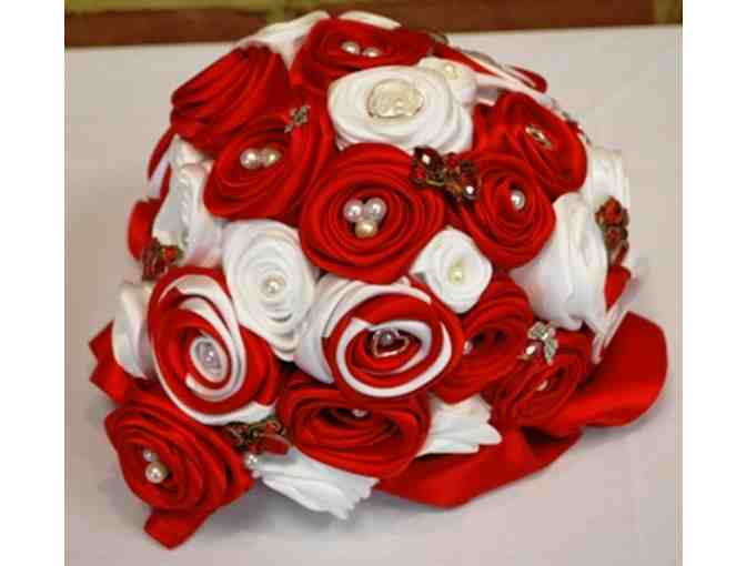 Custom-made Ribbon Flower Bouquet