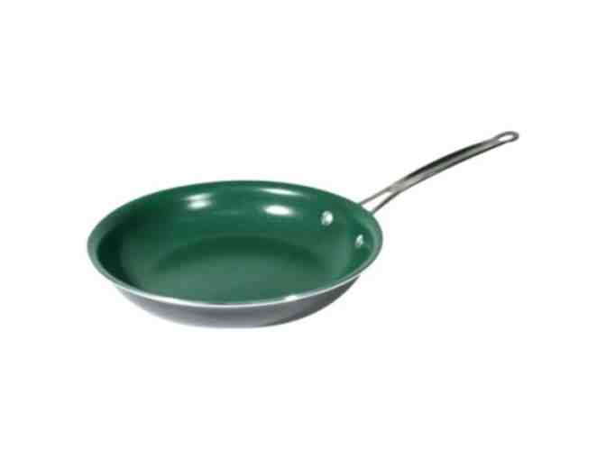 Set of Ceramic Green Non-Stick Frying Pans (Pick Up Only)