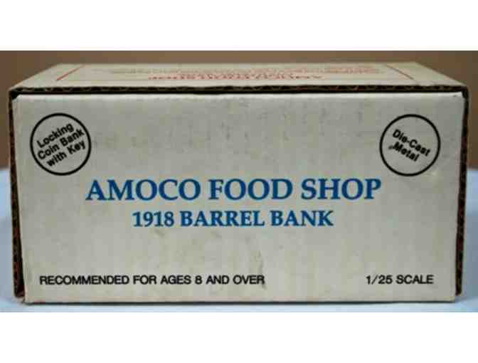 Amoco Food Shop 1918 Barrel Bank Diecast Model