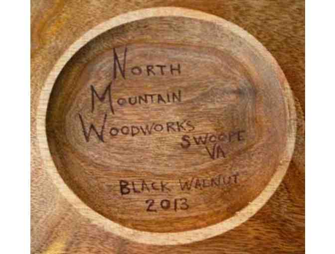 Turned Wood Bowl (Black Walnut) by North Mountain Woodworks (Pick Up Only)