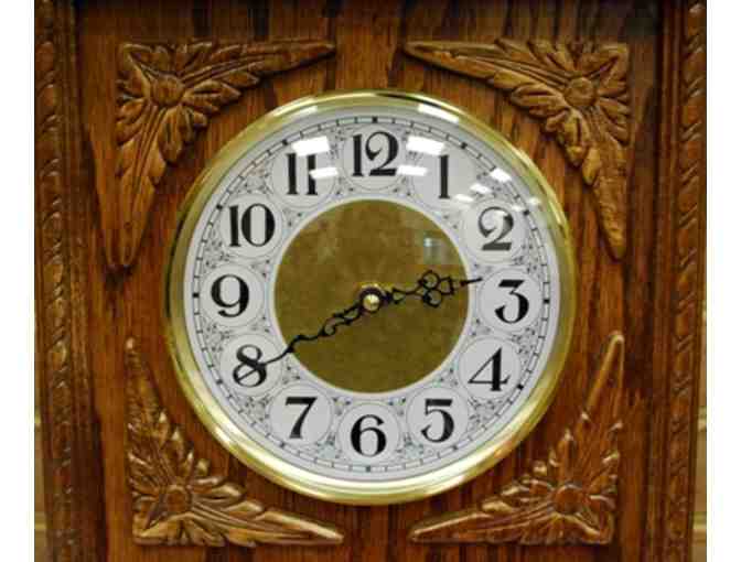 Oak Mantle Clock (Pick Up Only)
