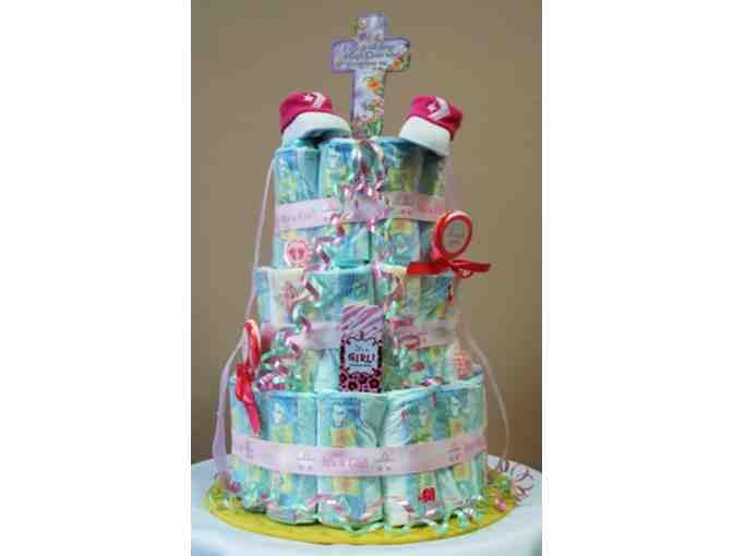'It's A Girl!' Diaper Cake (Pick Up Only)