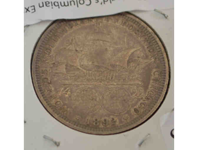 1892 World's Columbian Expo Half Dollar Coin - Chicago