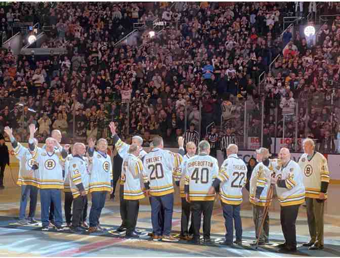 Boston Bruins - 2 tickets right behind the Bruins Bench!!