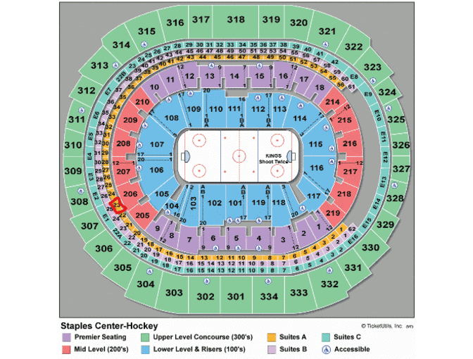 Box Seats for 12 to the Los Angeles Kings vs Edmonton Oilers
