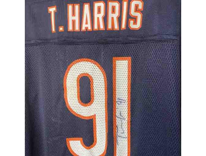 Autograph Official Chicago Bears Jersey - T. Harris (#91)