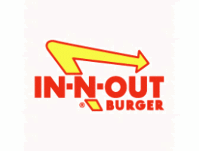In-n-Out Basket: 8 Certificates for Combo Meals, T-Shirt, Hat, Straw Cup, Puzzle and Pen