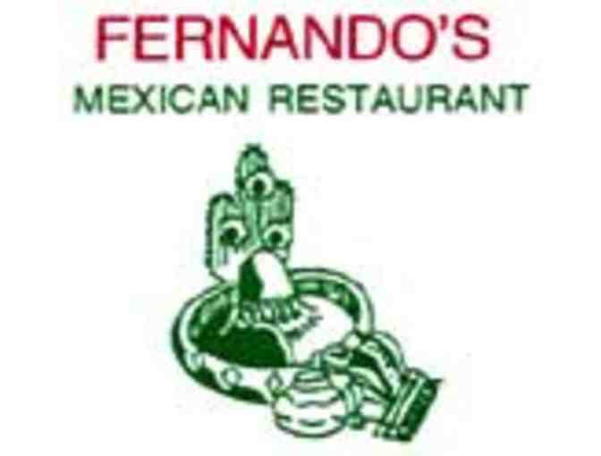$25 Gift Certificate to Fernando's Mexican Restaurant - Photo 1