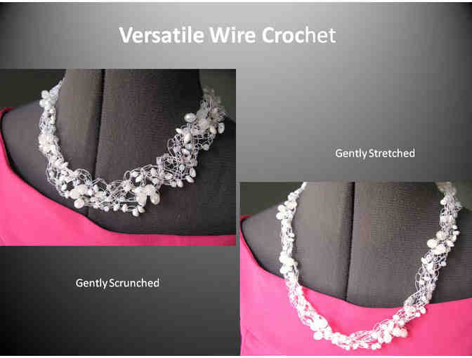 Wire Crochet Necklace - Free Shipping!