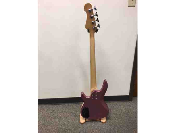 Pink Samick Electric Bass