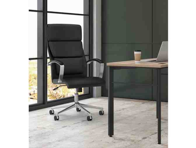 HON High-Back Executive Chair | Black SofThread Leather