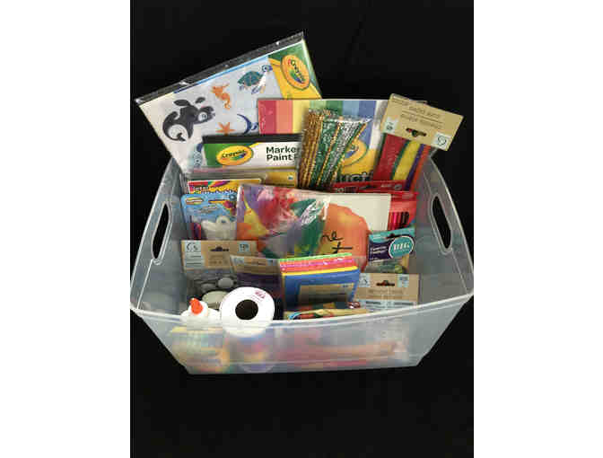 Kid's Craft Basket and Lap Desk