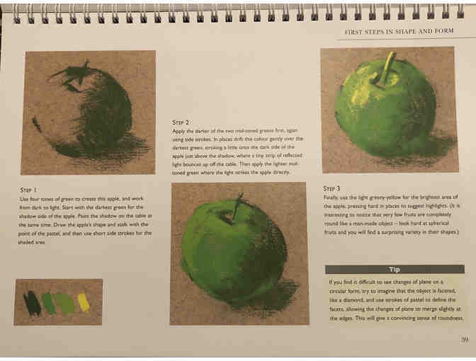 Pastel Art Kit - Book, Supplies, Paper