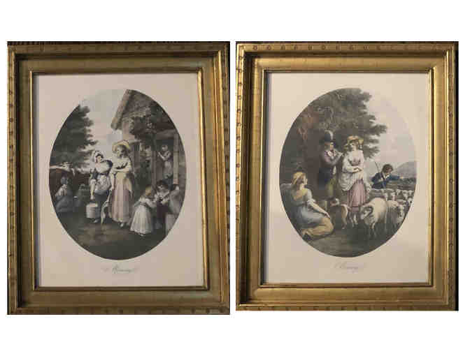 Vintage English Engravings by artist W Hamilton