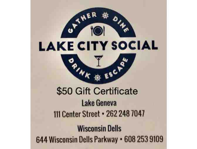 Dine Out & Shop - (6 Gift Certificates) In the Lake Geneva Area!