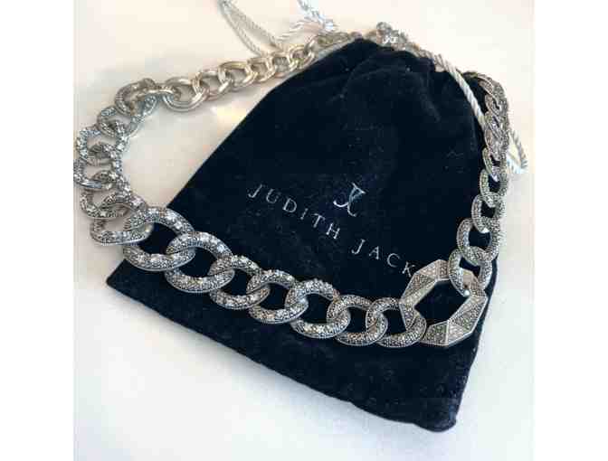 Judith Jack Sterling Silver Marcasite Necklace