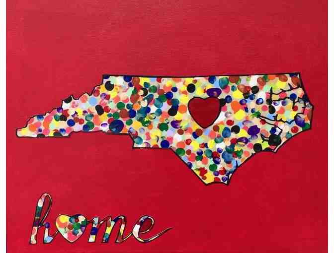 Art by GRACE TK Class - "Home" (Mixed media on canvas -16"x20") - Photo 1
