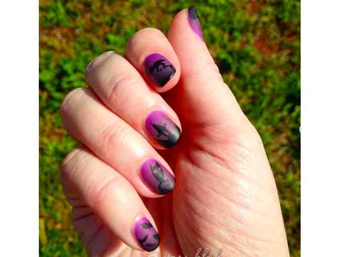 Prom Nail Art by Mrs. Foxworth-O'Brien