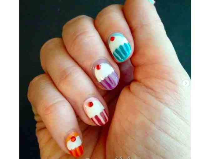 Prom Nail Art by Mrs. Foxworth-O'Brien