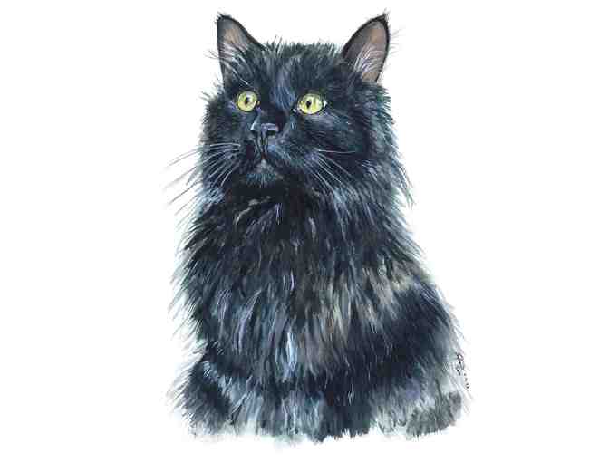 Teaberry Studio: Custom Painted Pet Portrait
