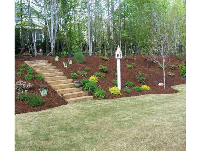 Jay's Lawn & Landscape Co.: 25 Cubic Yards of Mulch Installed