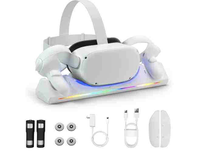 Oculus Newest Quest 2 VR 256GB Bundle Plus Charging Bundle