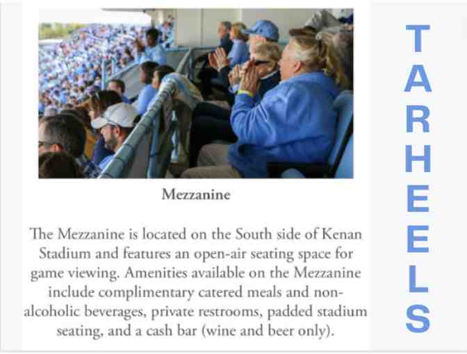 UNC Tar Heels Fan Experience: Mezzanine Football Game, T-shirts + Tumblers