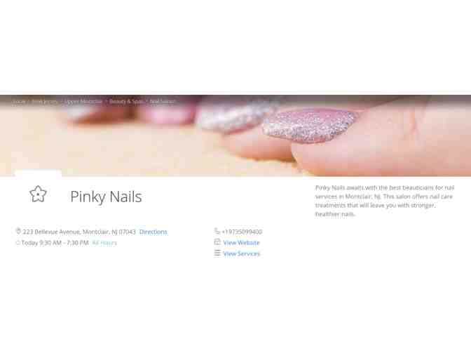 3 Free Manicures at Pinky Nails (223 Bellevue Avenue, Montclair, NJ 07043) - Photo 1