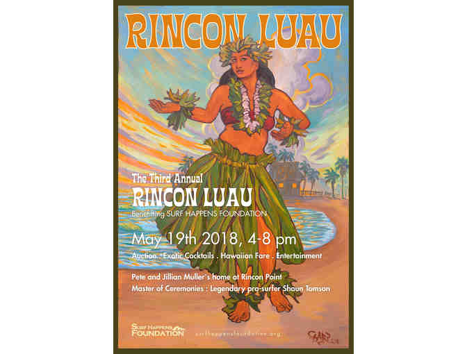 Rincon Luau Tickets - benefiting the Surf Happens Foundation