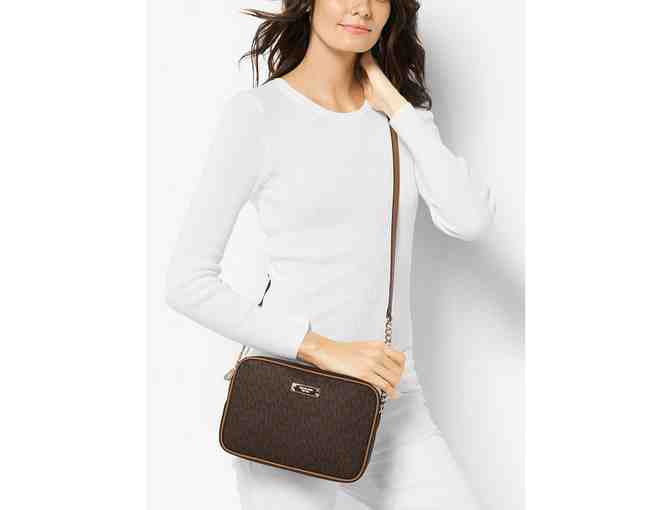 Michael Kors Jet Set Large Crossbody - Brown