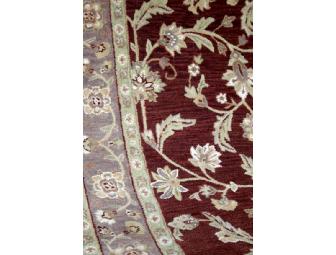 Floral Carpetry in Warm Brown, Sage and Gold