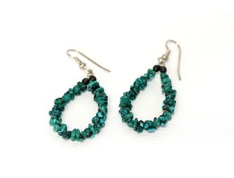 Sterling and Turquoise Drop Earrings