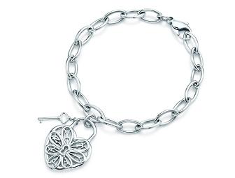 Tiffany Heart and Key Bracelet